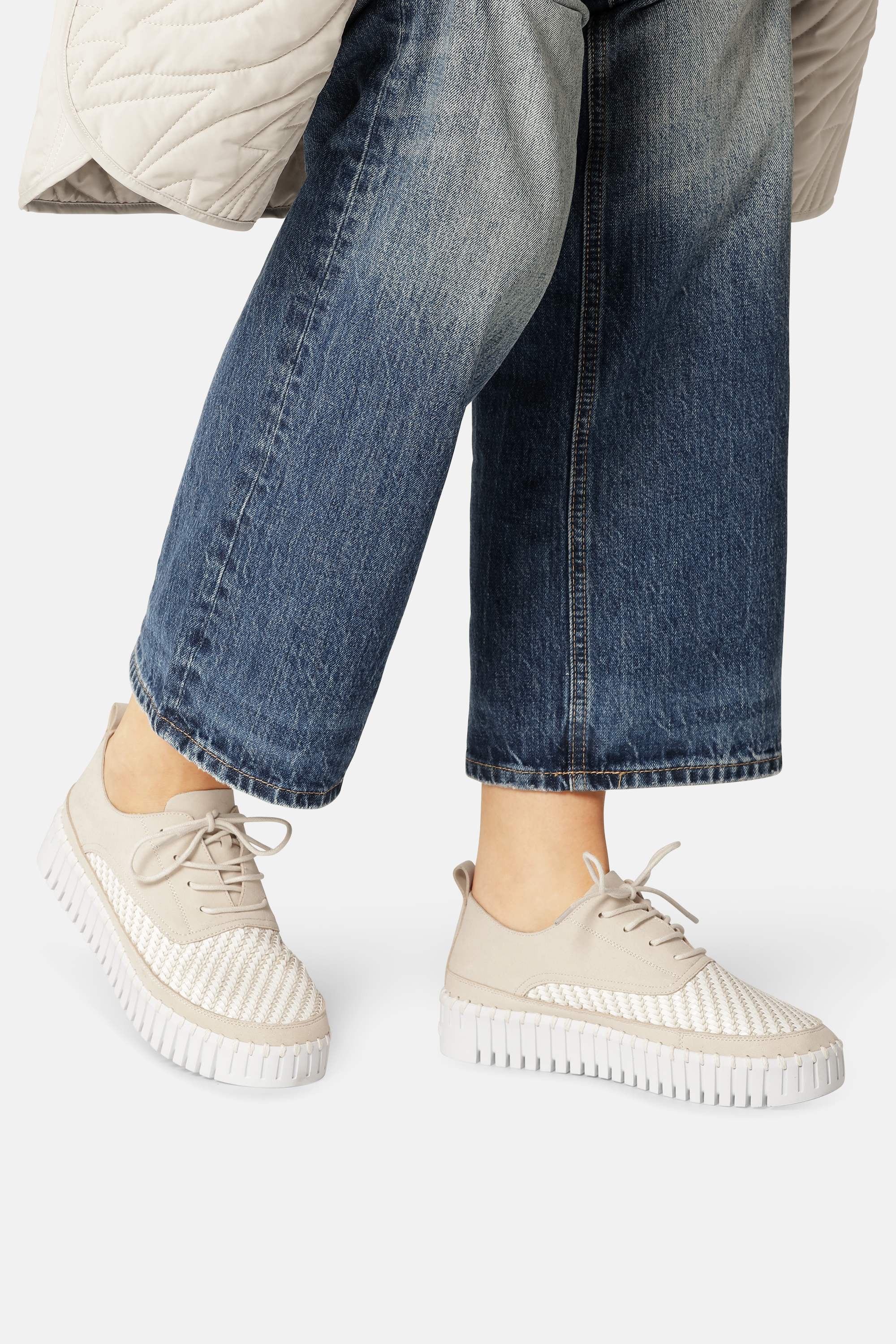 Tulip Flats With Laces - Kit White